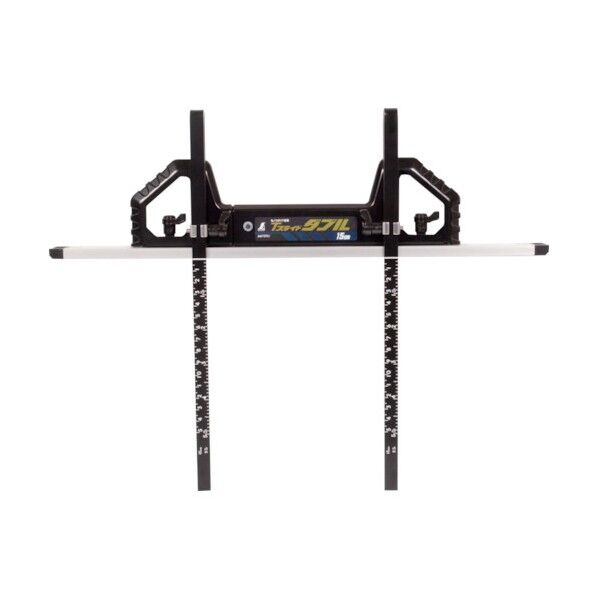 丸ノコガイド定規Tスライドダブル15cm併用目盛突き当て可動式