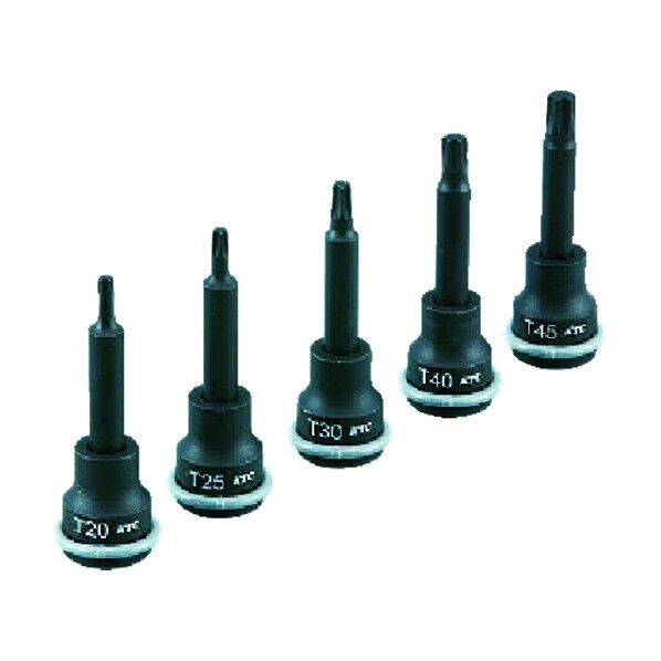 9.5sq.T型インパクトトルクスレンチセット(5個組)