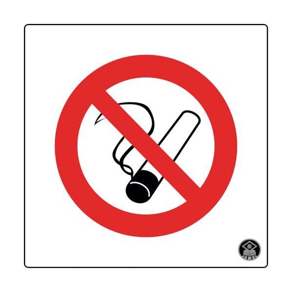 消防･危険物標識 禁煙マーク 消防‐1 250×250mm 059001 1