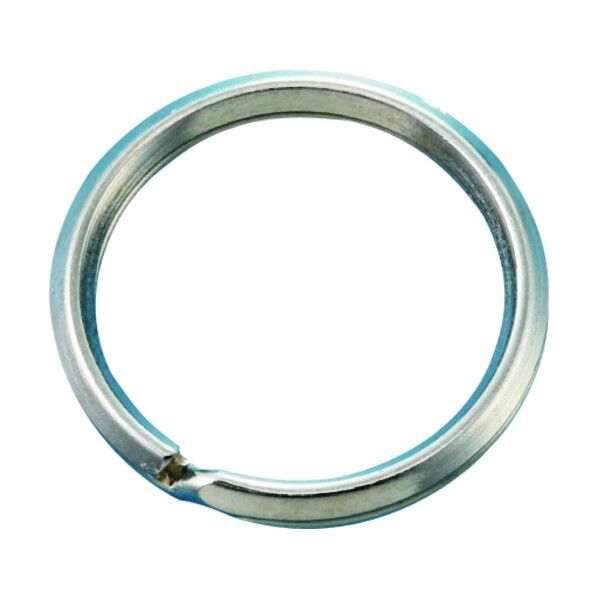 日本緑十字社 二重リング(キーリング)金具15 内径21.6mmΦ 137150 10個...