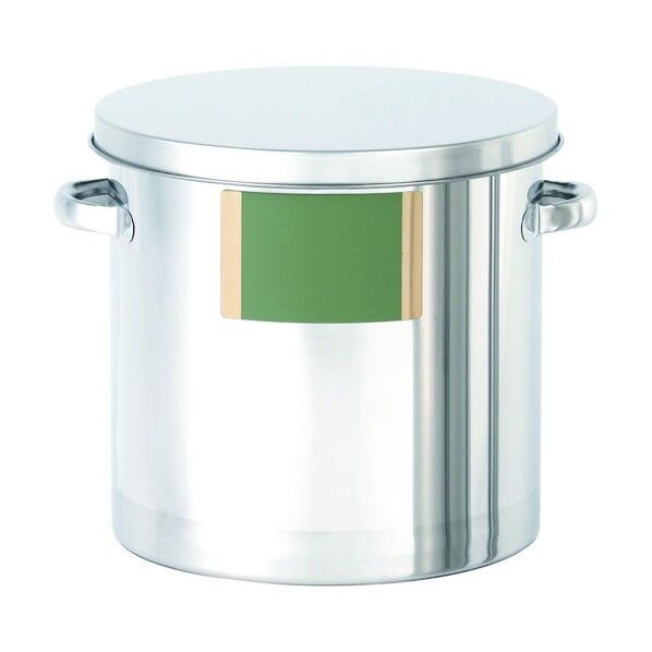 日東 シール座付ステンレス汎用容器(ヒラ蓋) 15L 270 x 350 x 270 mm ST-LZ-27/HF 1個