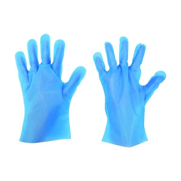 東京パック S-HYBRIDグローブ五本絞りL ブルー BHG-L 200枚