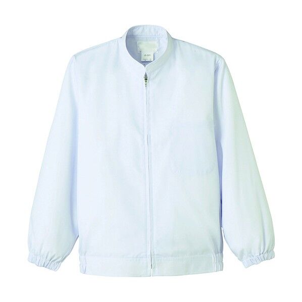 立衿ジャンバー 長袖 白 抗菌 FA-673-4L 1点