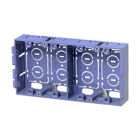 パネルボックス あと付はさみボックス4ケ用 SBP-4W 1個