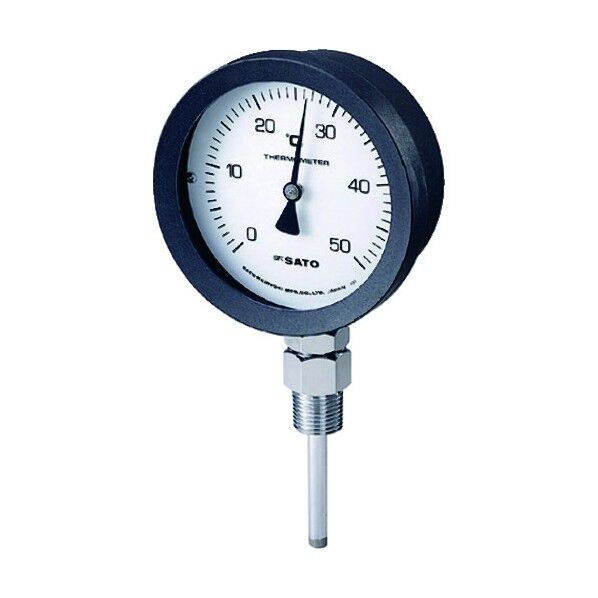 バイメタル式温度計 BM-S-100P 0~150℃ 50L (2085-