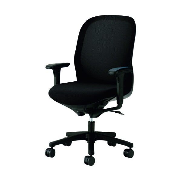 プラス 657440)事務イス Fita KD-FT60ML-SBK 1点