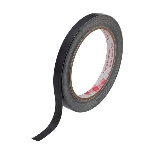 3M(スリーエム) 超高分子量ポリエチレンテープ(帯電防止・強接着) 5417 10mmX15m 黒 5417 10X15 1P 1点...