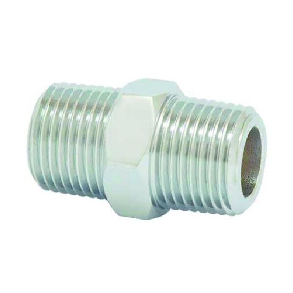 メッキ付六角ニップル(水道用)