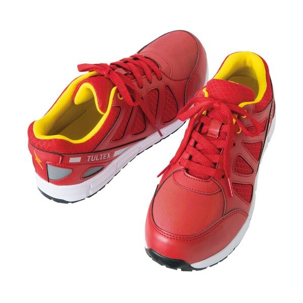 セーフティシューズ(耐油・耐滑・静電)(男女兼用) AZ51658-009レッド27 009レッド 27 51658 1足