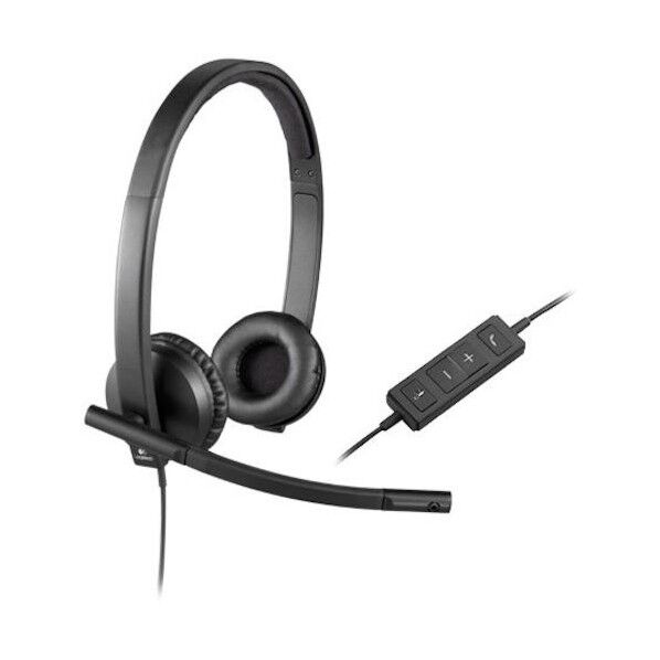 USB ヘッドセット ステレオ H570e ブラック