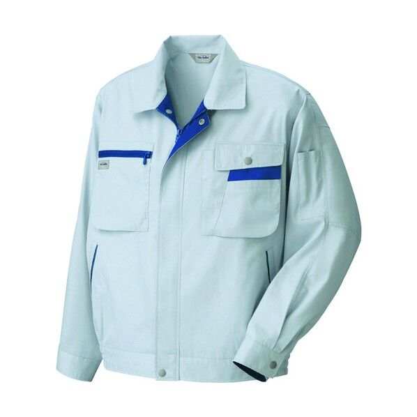 長袖サマーブルゾン(ムービンカット)AZ5320-003シルバーグレー×ネイビーB3L 003シルバーグレー×ネイビー B3L 5320 1