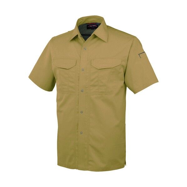 半袖シャツA-747 2 キャメルBELL A-747-2-LL 1点