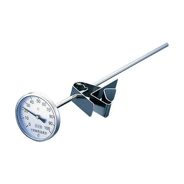 片力商事 スライドホルダー付 寸胴鍋用温度計 PY-250 250型 250型 BOVK801 1個