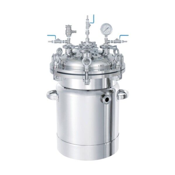 SUSジャケット型フランジオープン加圧容器 圧送ユニット
