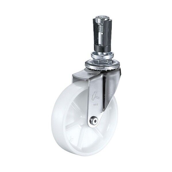 EUシリーズ自在ナイロン車125mm 平戸車 4206EUN125 1個