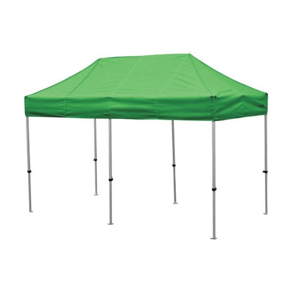 かんたんてんと 1.8m×3.6mオールアルミフレーム 黄緑 KA/2WA-YG 1点