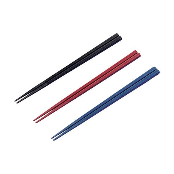 蝶プラ工業 金剛箸 20.5cm(バラ)ブラック 210861 1組