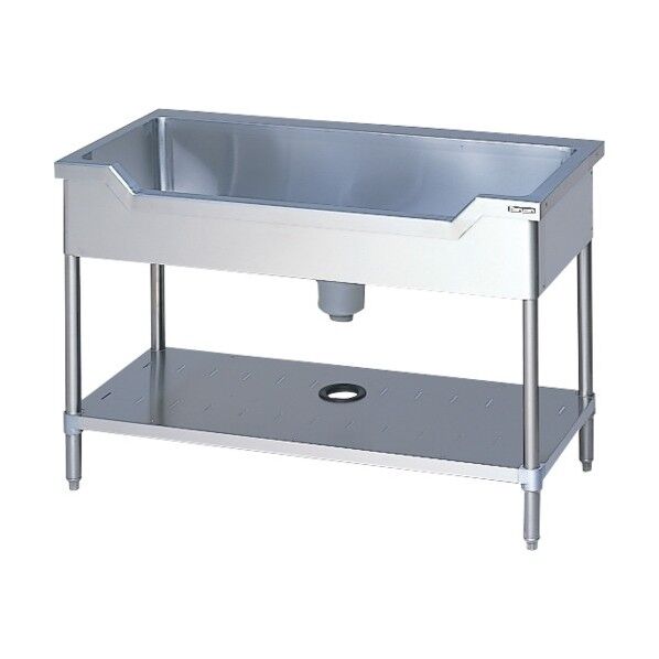 舟型シンク バックガードなし1800×750×800(ホース付) BSF1-187N 1点