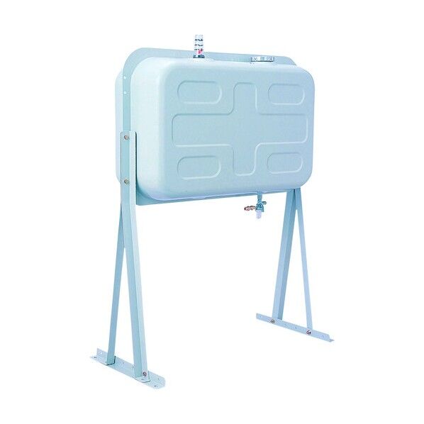 屋外用ホームタンク 95型 スチール製 壁寄せスライドタイプ 水抜きジョイント・ボールバルブセット付き HT95NV 1点