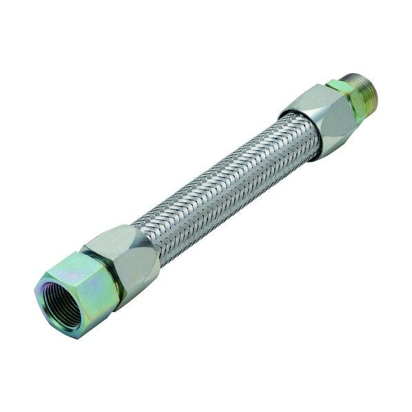 ライトユニオン式(メタルタッチ無溶接式)フレキシブルホース オス×メス型 継手 NK-3400MF/SS400-25A-2000L 1本
