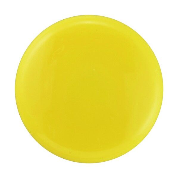 カラーマグネット(ボタン型タイプ)マグネ40 黄 40mmφ 312094 10個