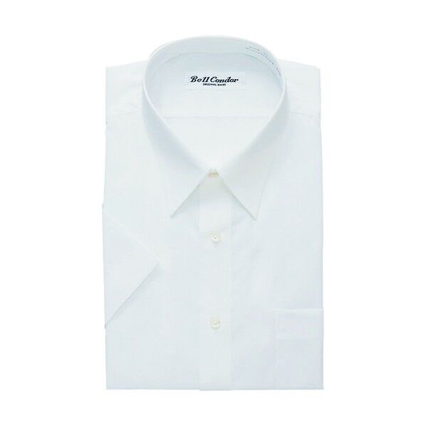 半袖カッターシャツ（6040） 001ホワイト 39 43030 1点