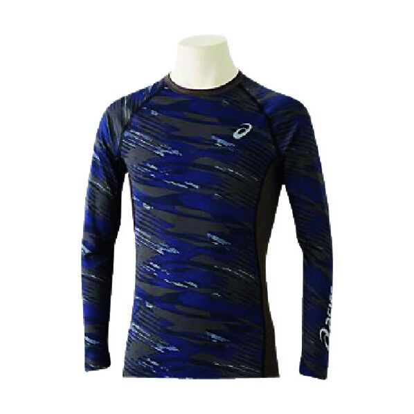 ウィンジョブ ロングスリープシャツ Ag＋(銀イオン) 401(ピーコート×ダークグレー) 2XL 2271A037 1着