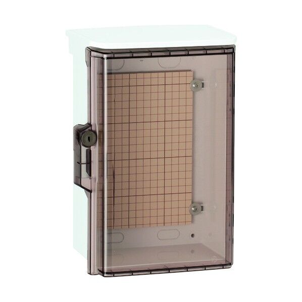 キー付耐候プラボックス 屋根付