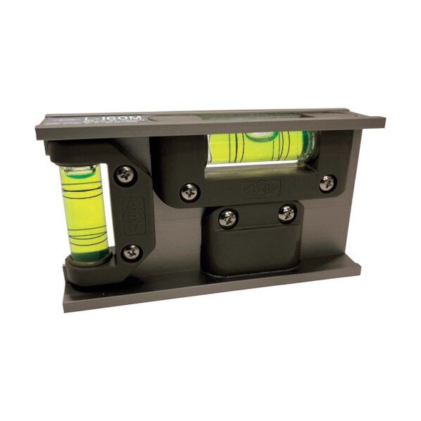 マグネット付きアルミレベル(アルミ水平器) 100mm L-160M 1点