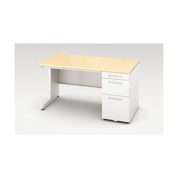 片袖デスク ロングレール仕様 XEHH147K-WS 1点