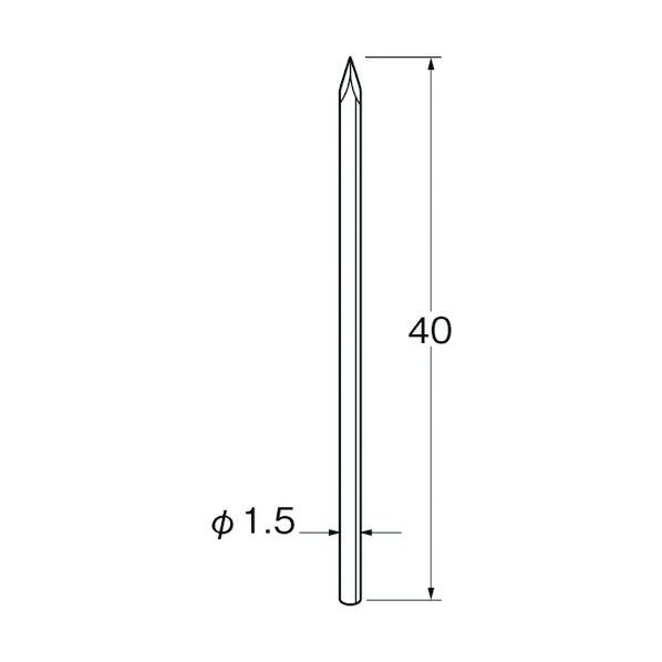 超硬ナイフ(タガネタイプ) Q6212 1本