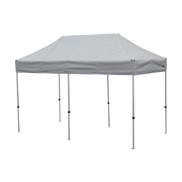 かんたんてんと 1.8m×3.6mオールアルミフレーム グレー KA/2WA-GY 1点