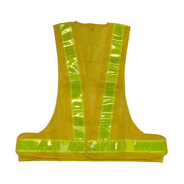 安全ベスト 黄/黄 フリーサイズ 5917506 1枚