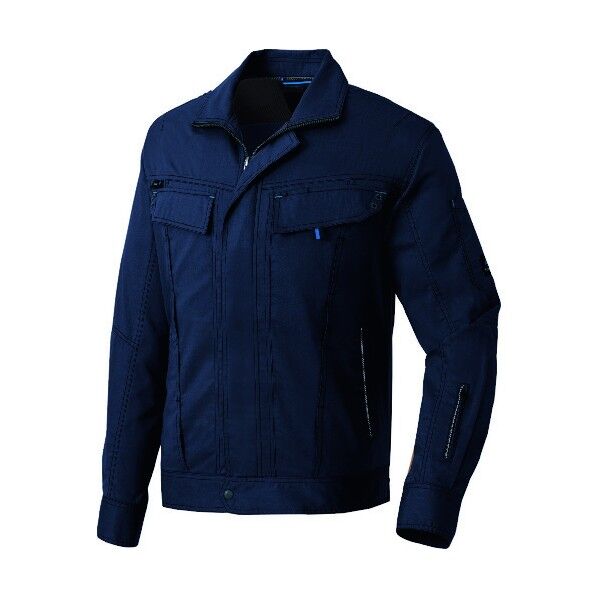 長袖サマーブルゾン(男女兼用) 018ディープネイビー L 30530 1