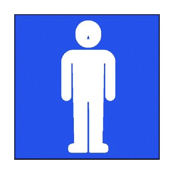 案内標識ステッカー(男性ピクト) DR-240 1点