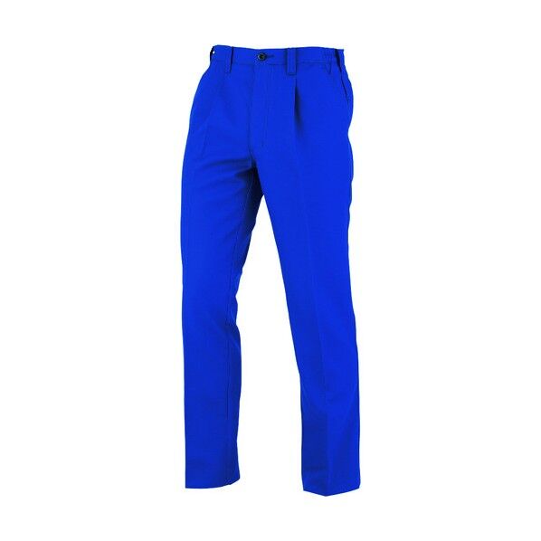 ワンタックスラックス(脇シャーリング) ブルー Sサイズ A-8074-6-S 1点