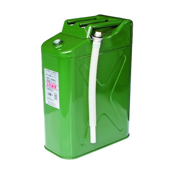 防災用品 ガソリン携行缶 縦型 380389 1点