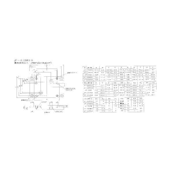 サブプレート 接続口径Rc3/4 JF-03M06 1点