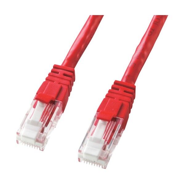 つめ折れ防止カテゴリ6LANケーブル KB-T6TS-15RN 1点