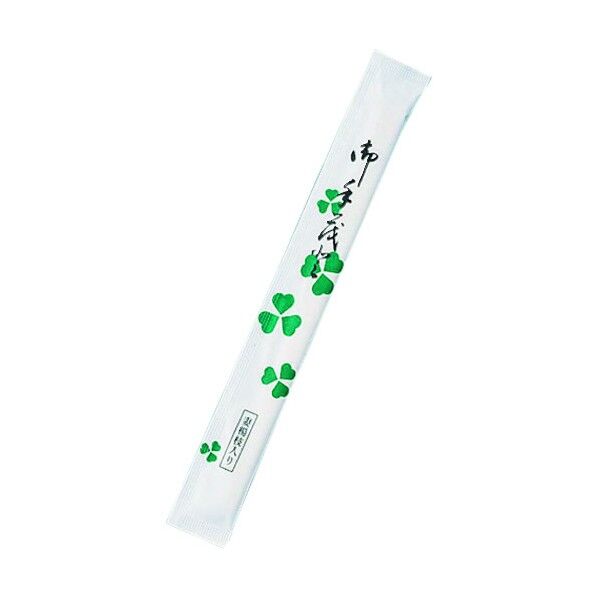 割箸完封 クローバー楊枝入り 白樺小判 (1ケース500膳) XHSA4 8袋