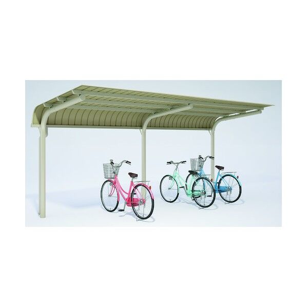 自転車置場サイクルロビー 連結型スチール 間口2550 CY-LLMR2520-U-S 1点