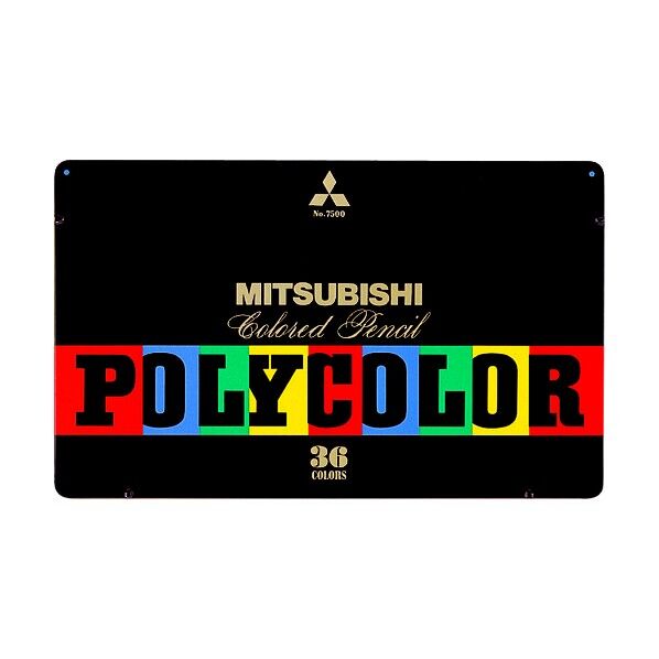 uni ポリカラー色鉛筆36色 K750036C 1個