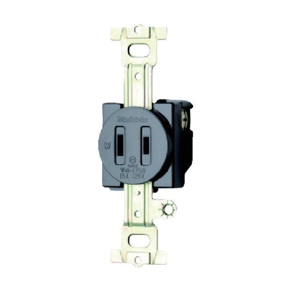 埋込コンセント2P黒