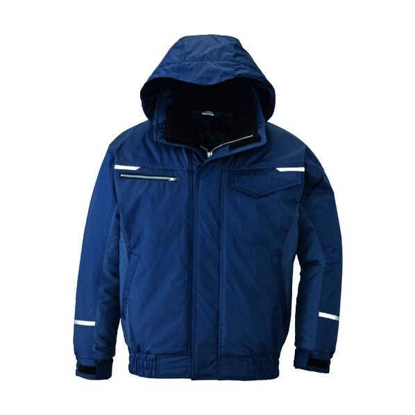 制電防寒ブルゾン（男女兼用） 008ネイビー S 9366 1点