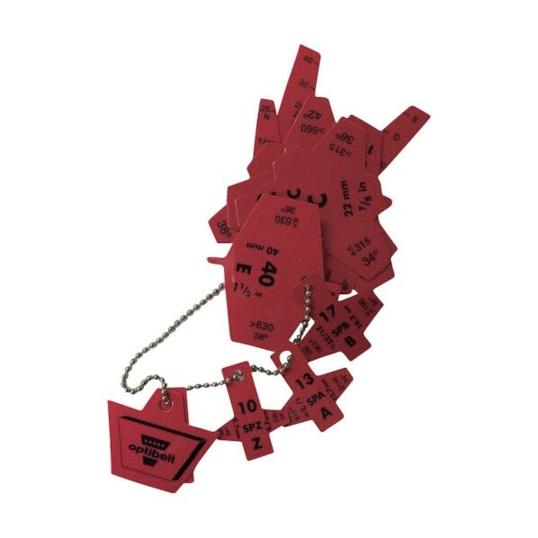 プーリー溝ゲージ Vベルト用 RILLENL KR 1点