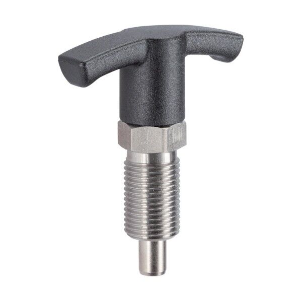 ＨＡＬＤＥＲ　インデックスボルト　六角カラー付　Ｔグリップ付　ステンレス鋼 22110.0920 1