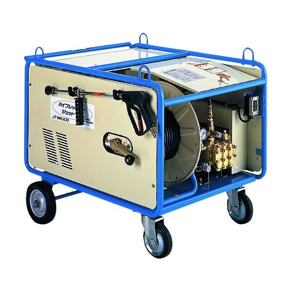鶴見製作所 高圧洗浄機 モータ駆動式(ベーシックタイプ) 19.7L/min 19.6MPa HPJ-10200-6 60HZ 1点