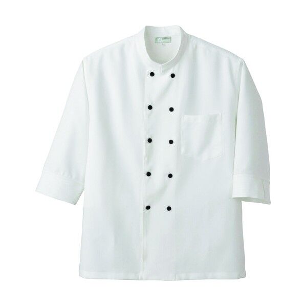 コックシャツ（男女兼用） 001ホワイト 4L HS2953 1