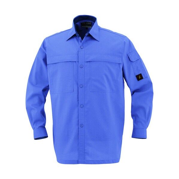 長袖シャツP-5588 21ラベンダL