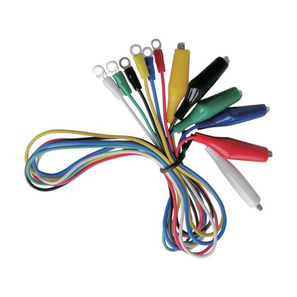 端子付テストリード(丸端子⇔シールドクリップM)